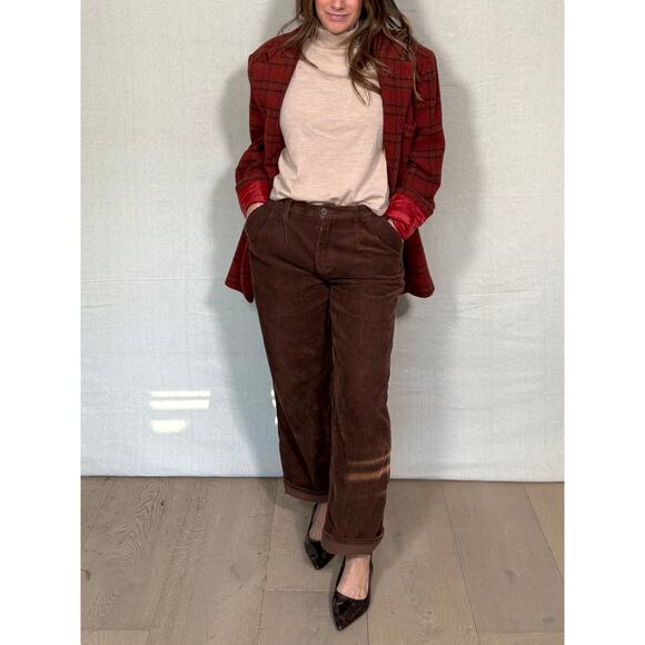 Vintage red plaid wool blaze - Picture 4 of 9